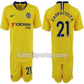 Camisetas Chelsea Davide Zappacosta 21 Niño Segunda Equipacion 2018/2019